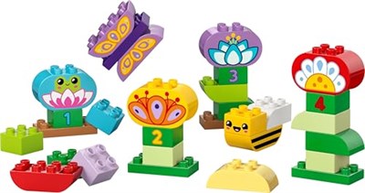 LEGO DUPLO Town Yaratıcı Bahçe ve Çiçekler 10444 | 2 Yaş ve Üzeri Okul Öncesi Çocuklar için 4 Hayvan Karakter İçeren Eğitici ve Yaratıcı Oyuncak Yapım Seti (45 Parça)