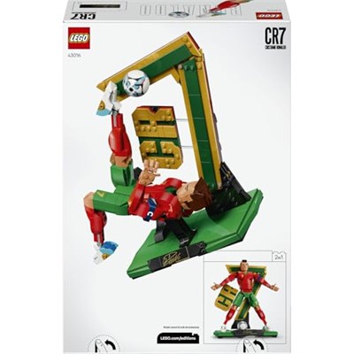 LEGO Editions Cristiano Ronaldo – Futbol Efsanesi 43016 | 12 Yaş ve Üzeri Çocuklar için Figür ve Baskılı İmza Levhası İçeren Oyuncak Yapım Seti, Doğum Günü Hediyesi Fikri (854 Parça)