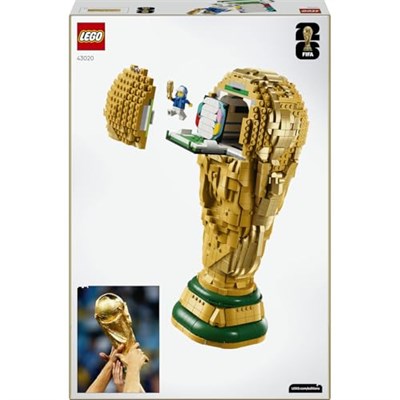 LEGO Editions FIFA Dünya Kupası Resmi Kupa 43020 | 12 Yaş ve Üzeri Çocuklar için 2 İnsan Figürü ve Levha İçeren Dekoratif Oyuncak Yapım Seti, Hediye Fikri (2842 Parça)