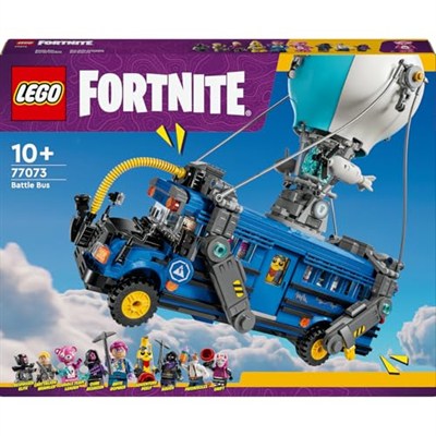 LEGO Fortnite Savaş Otobüsü 77073 – 10 Yaş ve Üzeri Çocuklar için Doğum Günü Hediyesi Fikri, Minnoş Takım Lideri, Drift, Tehlikedi Minifigürleri İçeren Yaratıcı Oyuncak Yapım Seti (954 Parça)