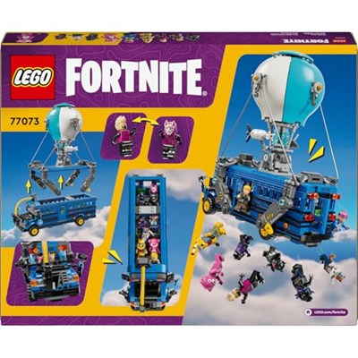 LEGO Fortnite Savaş Otobüsü 77073 – 10 Yaş ve Üzeri Çocuklar için Doğum Günü Hediyesi Fikri, Minnoş Takım Lideri, Drift, Tehlikedi Minifigürleri İçeren Yaratıcı Oyuncak Yapım Seti (954 Parça)