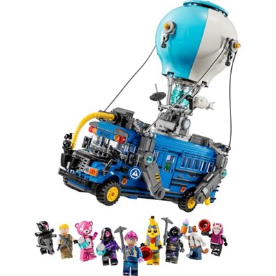 LEGO Fortnite Savaş Otobüsü 77073 – 10 Yaş ve Üzeri Çocuklar için Doğum Günü Hediyesi Fikri, Minnoş Takım Lideri, Drift, Tehlikedi Minifigürleri İçeren Yaratıcı Oyuncak Yapım Seti (954 Parça)