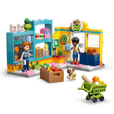 LEGO Friends Heartlake Şehri Marketi 42680 | 5 Yaş ve Üzeri Çocuklar için Autumn ve Zac Mini Bebekleri İçeren Oyuncak Yapım Seti, Doğum Günü Hediyesi (176 Parça)