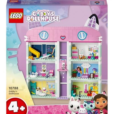 LEGO Gabby’nin Oyun Evi Oyuncak Seti, 4 Katlı ve 8 Odalı Bebek Evi ve Gabby, Pandi Pati, MerCat ve Cakey Figürleri gibi Aksesuarlar İçerir, 4 Yaş ve Üzeri Kız ve Erkek Çocuklar İçin Hediye 10788