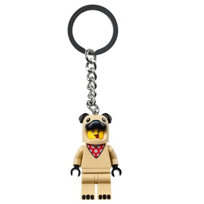 LEGO Gear 854158 French Bull Dog Guy Key Chain