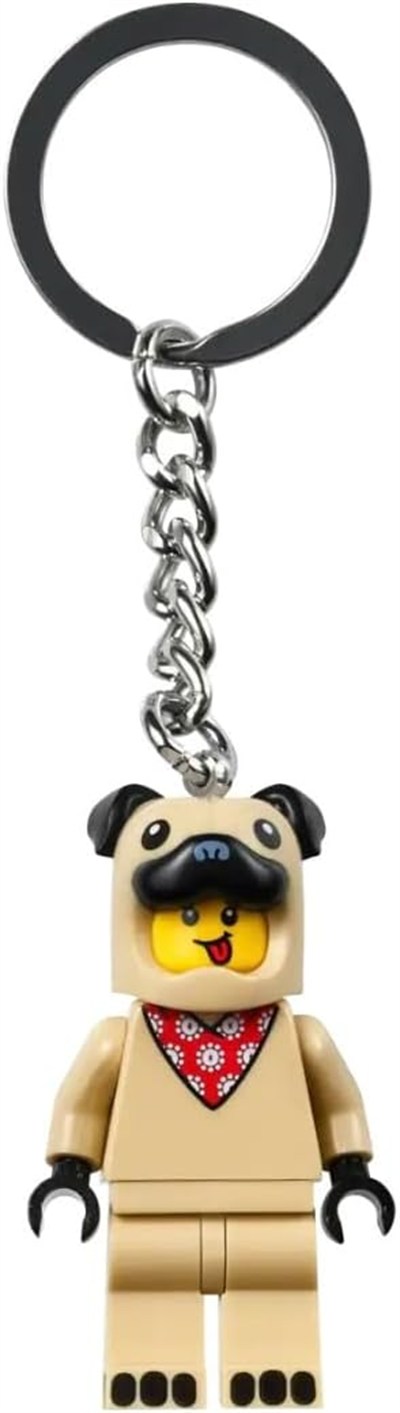 LEGO Gear 854158 French Bull Dog Guy Key Chain