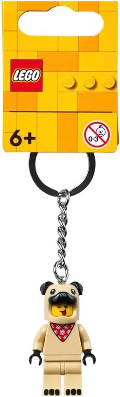 LEGO Gear 854158 French Bull Dog Guy Key Chain