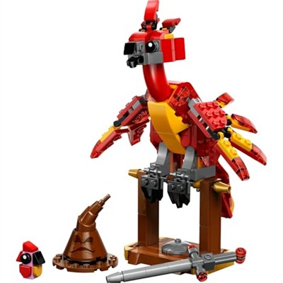 LEGO Harry Potter Fawkes: Dumbledore’un Anka Kuşu 76448-8 Yaş Üzeri Kız ve Erkek Çocuklar için Kavrayıcı Pençeleri Olan Hareketli Fawkes Figürü İçeren Mitolojik Hayvan Figürü Yapım Seti (299 Parça)