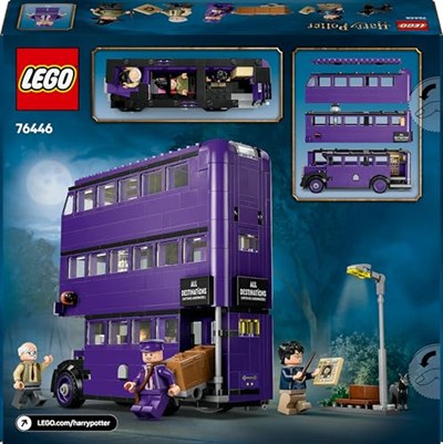 LEGO Harry Potter Hızır Otobüs Macerası 76446-8 Yaş ve Üzeri Çocuklar ve Yetişkinler için Benzersiz Sihirli Araç Modeli Yapım Seti, Doğum Günü Hediyesi (499 Parça)