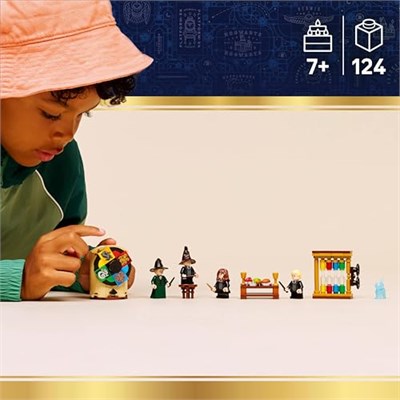 LEGO Harry Potter Hogwarts Şatosu: Seçmen Şapka Töreni 76460 | 7 Yaş ve Üzeri Çocuklar için Hermoine ve Draco Minifigürleri İçeren Oyuncak Yapım Seti, Hediye Fikri (124 Parça)