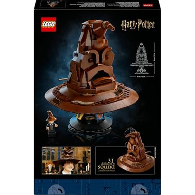 LEGO Harry Potter™ Konuşan Seçmen Şapka 76429 - Yetişkin Harry Potter Hayranları için Koleksiyonluk Yaratıcı Model Yapım Seti (561 Parça)