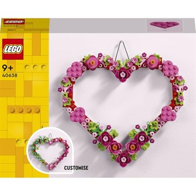 LEGO Icons Kalp Süsü 40638-9 Yaş Üzeri İçin Dekoratif, Hediyelik Yaratıcı Model Yapım Seti (254 Parça)