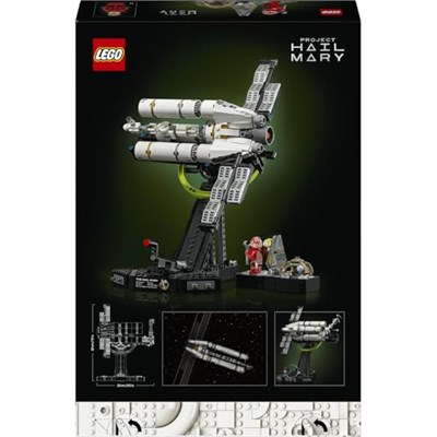 LEGO Icons Kurtuluş Projesi 11389 | Yetişkinler için Ryland Grace Minifigürü İçeren Dekoratif Uzay Gemisi Modeli Yapım Seti, Hediye Fikri (830 Parça)