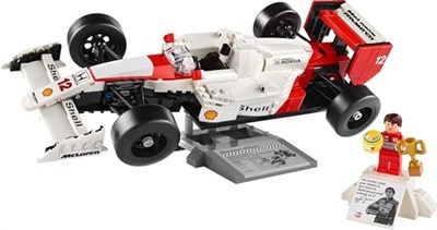LEGO Icons McLaren MP4/4 ve Ayrton Senna 10330 - Araç Tutkunu Yetişkinler için Koleksiyonluk Yaratıcı Model Araba Yapım Seti, Doğum Günü Hediyesi Fikri (693 Parça)