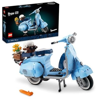 LEGO® ICONS Vespa 125 10298 - Yetişkinler için Klasik bir İtalyan Simgesinin Detaylı ve Sergilenebilir Model Yapım Seti (1106 Parça)