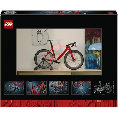 LEGO Icons Yol Bisikleti 11380 | Yetişkinler için Vites Mekanizması İçeren Koleksiyonluk Dekoratif Model Yapım Seti, Hediye Fikri (1015 Parça)