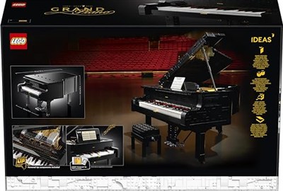 LEGO Ideas Kuyruklu Piyano 21323 Yapım Seti, Yetişkinler için Yaratıcı Yapım Seti, Kendi Piyanonuzu Yapın (3662 Parça)
