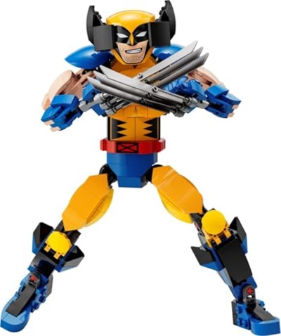 LEGO Marvel Wolverine Yapım Figürü 76257 – 8 Yaş ve Üzeri Kız ve Erkek Çocuklar için Süper Kahraman Hediyesi Fikri, 3 Uzayan Pençe Gibi Orijinal Detaylar İçeren Yaratıcı Oyuncak Yapım Seti (327 Parça)