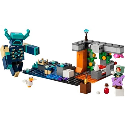 LEGO Minecraft Bekçi Karşılaşması 21274 - Video Oyunu Seven 7 Yaş ve Üzeri Çocuklar için Minecraft Temalı Koleksiyonluk Yaratıcı Oyuncak Yapım seti, Doğum Günü Hediyesi (238 Parça)