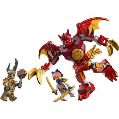 LEGO NINJAGO Kai’nin Ejderha Robotu Savaş Paketi 71851 | 6 Yaş ve Üzeri Çocuklar için Aksesuarlı Minifigürler İçeren Oyuncak Yapım Seti, Hediye Fikri (85 Parça)