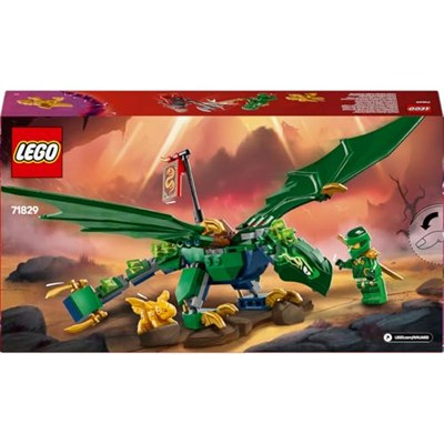 LEGO NINJAGO Lloyd’un Yeşil Orman Ejderhası 71829-6 Yaş ve Üzeri Çocuklar için 2 Minifigürlü Yaratıcı Oyuncak Yapım Seti, Doğum Günü Hediyesi (128 Parça)
