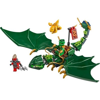 LEGO NINJAGO Lloyd’un Yeşil Orman Ejderhası 71829-6 Yaş ve Üzeri Çocuklar için 2 Minifigürlü Yaratıcı Oyuncak Yapım Seti, Doğum Günü Hediyesi (128 Parça)