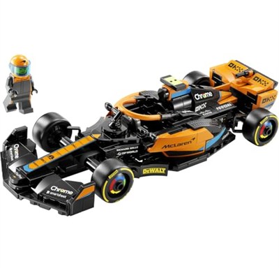 LEGO Speed Champions 2023 McLaren Formula 1 Yarış Arabası Set 76919 – 9 Yaş ve Üzeri Kız ve Erkek Çocukları için Koleksiyonluk Oyuncak Model Yapım Seti, Çocuk Doğum Günü Hediyesi Fikri (245 Parça)