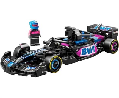 LEGO Speed Champions BWT Alpine F1 Team A524 77248 | 10 Yaş ve Üzeri Çocuklar için Sürücü Minifigürü İçeren Oyuncak Yapım Seti, Hediye Fikri (258 Parça)