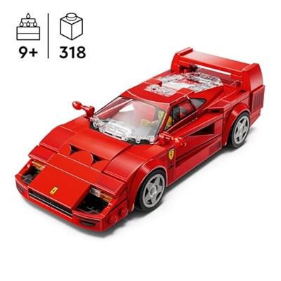 LEGO Speed Champions Ferrari F40 Süper Araba 76934 – 9 Yaş Ve Üzeri Çocuklar İçin İnşa Edilebilen Oyuncak Araç Modeli Yapım Seti (318 Parça)