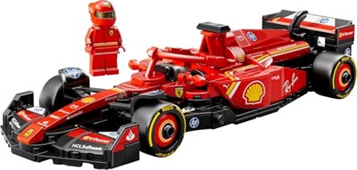 LEGO Speed Champions Ferrari SF-24 F1 Yarış Arabası 77242 – 10 Yaş ve Üzeri Kız ve Erkek Çocukları için Koleksiyonluk Sürücü Minifigürü İçeren Yapım Seti, Motor Hayranları için Model Kiti (275 Parça)