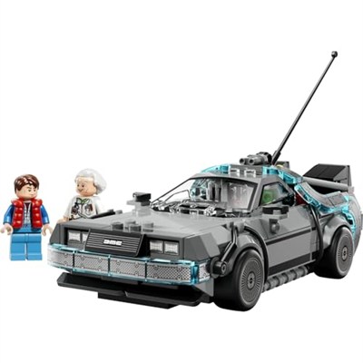 LEGO Speed Champions Geleceğe Dönüş’ten Zaman Makinesi 77256-9 Yaş ve Üzeri Çocuklar için Doktor Brown ve Marty McFly Minifigürleri İçeren Yaratıcı Oyuncak Yapım Seti, Hediye Fikri (357 Parça)