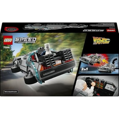 LEGO Speed Champions Geleceğe Dönüş’ten Zaman Makinesi 77256-9 Yaş ve Üzeri Çocuklar için Doktor Brown ve Marty McFly Minifigürleri İçeren Yaratıcı Oyuncak Yapım Seti, Hediye Fikri (357 Parça)