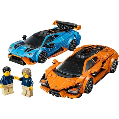 LEGO Speed Champions Lamborghini Revuelto ve Huracán STO 77238 – 10 Yaş ve Üzeri Çocuklar İçin Çift Model Araba, Detaylı Yarış Arabaları ve Sürücü Figürleriyle Oyun ve Sergileme Yapım Seti (607 Parça)
