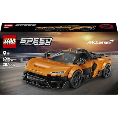 LEGO Speed Champions McLaren W1 Gerçek Süper Araba 77257 | 9 Yaş ve Üzeri Çocuklar için McLaren Kıyafetli Sürücü Figürü İçeren Oyuncak Yarış Arabası Yapım Seti, Hediye Fikri(287 Parça)