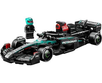 LEGO Speed Champions Mercedes-AMG F1 W15 Yarış Arabası 77244 – 10 Yaş ve Üzeri Kız ve Erkek Çocukları için Koleksiyonluk Sürücü Minifigürü İçeren Yapım Seti ve Sergileme Seti (267 Parça)