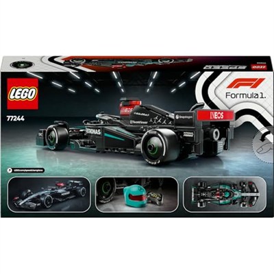 LEGO Speed Champions Mercedes-AMG F1 W15 Yarış Arabası 77244 – 10 Yaş ve Üzeri Kız ve Erkek Çocukları için Koleksiyonluk Sürücü Minifigürü İçeren Yapım Seti ve Sergileme Seti (267 Parça)