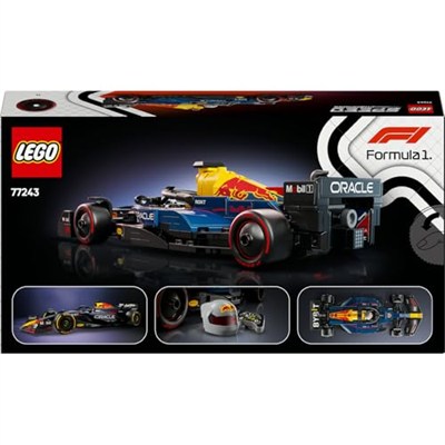 LEGO Speed Champions Oracle Red Bull Racing RB20 F1 Yarış Arabası 77243 – Yetişkinler için Koleksiyonluk Sürücü Minifigürü ve Orijinal Detaylar İçeren Koleksiyonluk Model Yapım Seti (251 Parça)