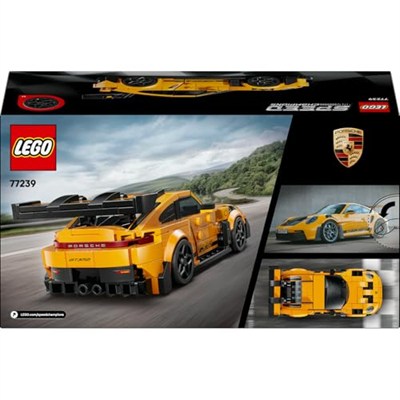 LEGO Speed Champions Porsche 911 GT3 RS 77239 – 9 Yaş ve Üzeri Çocuklar İçin Detaylı Koleksiyonluk Model Araba, Sürücü Figürüyle Oyun ve Sergileme Yapım Seti, Araba Severlere Hediye Fikri (348 Parça)