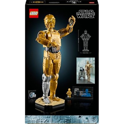 LEGO Star Wars™ C-3PO™ 75398 - Yetişkinler için İnşa Edilebilen Koleksiyonluk ve Nostaljik Droid Figürü Yapım Seti (1138 Parça)