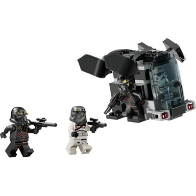 LEGO Star Wars Death Trooper ve Night Trooper Savaş Paketi 75412-6 Yaş ve Üzeri Kız ve Erkek Çocuklar için 4 Minifigür İçeren Yaratıcı Oyuncak Yapım Seti, Doğum Günü Hediyesi Fikri (119 parça)