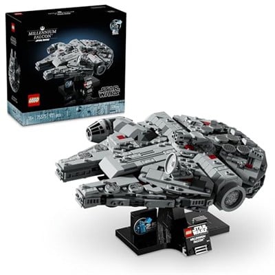 LEGO Star Wars Millennium Falcon 75375 – Star Wars Seven Yetişkin Kadınlar ve Erkekler için İnşa Edilebilen Koleksiyonluk Yaratıcı Starship Model Yapım Seti, Doğum Günü Hediyesi Fikri (921 Parça)