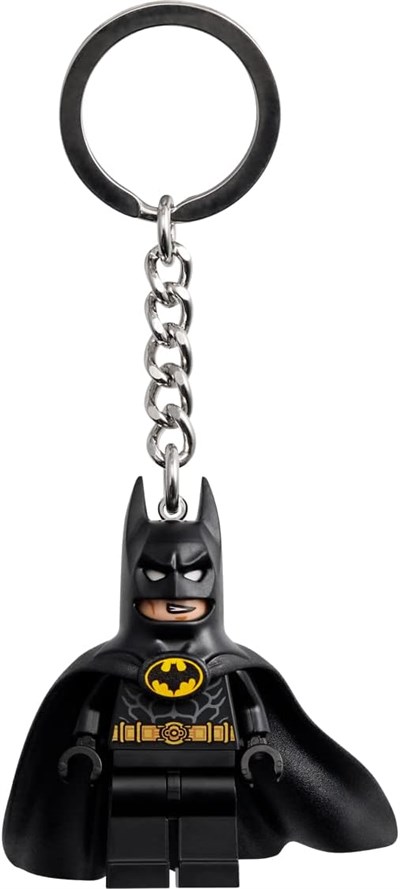LEGO Süper Kahramanlar Batman Siyah Takım Minifigür Anahtarlık 854235, Siyah, S