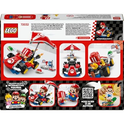 LEGO Super Mario: Mario Kart – Standart Kart 72032, 7 Yaş ve Üzeri Erkek ve Kız Çocukları için Yaratıcı Oyuncak Yapım Seti, Toad Figürü ve Fazlası, Doğum Günü Hediyesi (174 Parça)