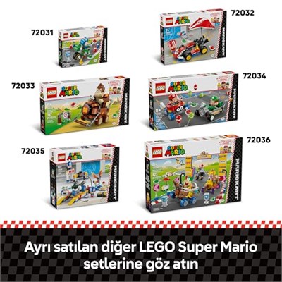 LEGO Super Mario: Mario Kart – Yoshi Bike 72031, 7 Yaş ve Üzeri Erkek ve Kız Çocukları ve Oyuncular için Yaratıcı Oyuncak Yapım Seti, Oyuncular İçin Doğum Günü Hediyesi (133 Parça)