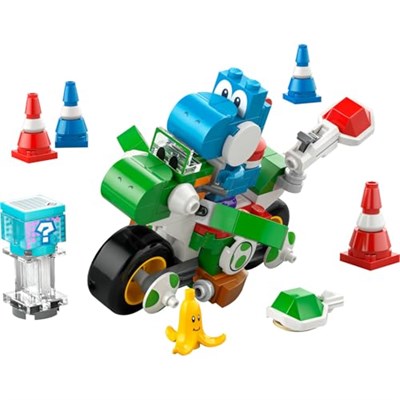 LEGO Super Mario: Mario Kart – Yoshi Bike 72031, 7 Yaş ve Üzeri Erkek ve Kız Çocukları ve Oyuncular için Yaratıcı Oyuncak Yapım Seti, Oyuncular İçin Doğum Günü Hediyesi (133 Parça)