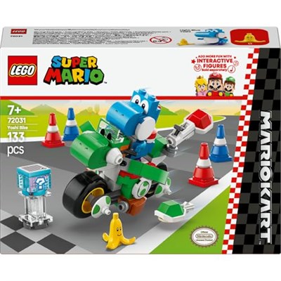 LEGO Super Mario: Mario Kart – Yoshi Bike 72031, 7 Yaş ve Üzeri Erkek ve Kız Çocukları ve Oyuncular için Yaratıcı Oyuncak Yapım Seti, Oyuncular İçin Doğum Günü Hediyesi (133 Parça)