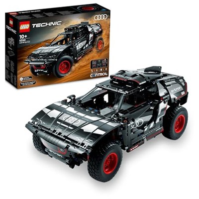 LEGO Technic Audi RS Q e-tron 42160-10 Yaş ve Üzeri Uzaktan Kumandalı Ralli Arabalarını Seven Çocuklar için Yaratıcı Oyuncak Yapım Seti (914 Parça)