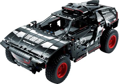 LEGO Technic Audi RS Q e-tron 42160-10 Yaş ve Üzeri Uzaktan Kumandalı Ralli Arabalarını Seven Çocuklar için Yaratıcı Oyuncak Yapım Seti (914 Parça)
