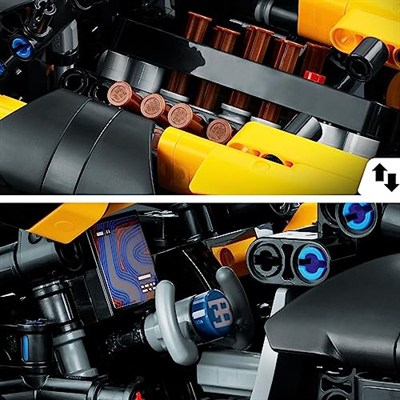 LEGO Technic Bugatti Bolide 42151-9 Yaş ve Üzeri Çocuklar için Oyuncak Yapım Seti (905 Parça)