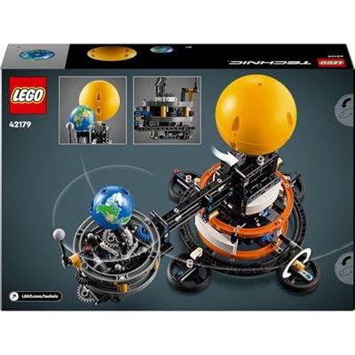 LEGO Technic Dünya ve Ay Yörüngesi Model Yapım Seti 42179-10 Yaş ve Üzeri Kız ve Erkek Çocuklar için Uzay Oyuncakları, Bağımsız ve Yaratıcı Güneş Sistemi Oyuncağı, Doğum Günü Fikri (526 Parça)